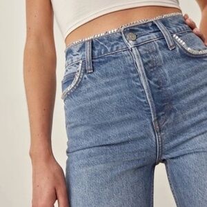 Reformation Stardust High Rise Straight Jeans